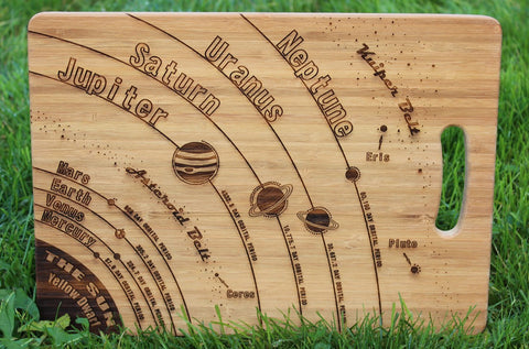  Chompboards.com - [product_type ] - 'The Solar System' (Space) Custom Chopping Board