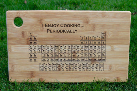 'Periodic Table of Elements' Personalised & Engraved Chopping Board