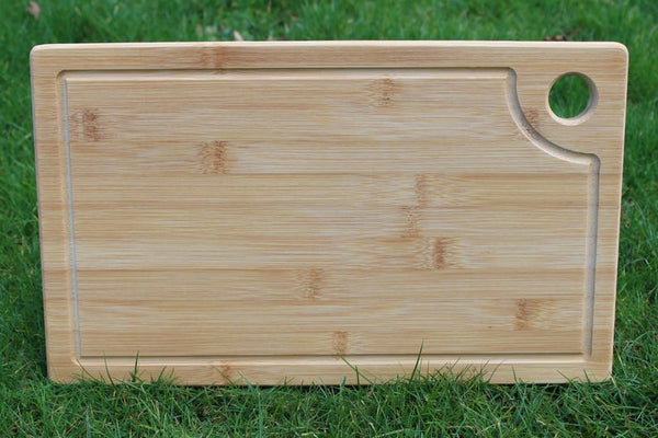 Personalised Las Vegas bamboo chopping board, alternative view