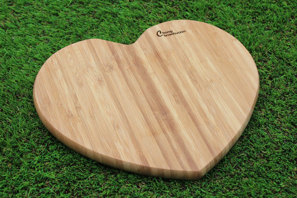  Chompboards.com - [product_type ] - 'KEEP CALM' Heart Shape Personalised Chopping Board