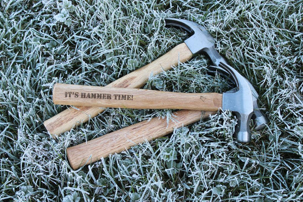 High Quality Personalised & Engraved Hammer (& Gift Tag)